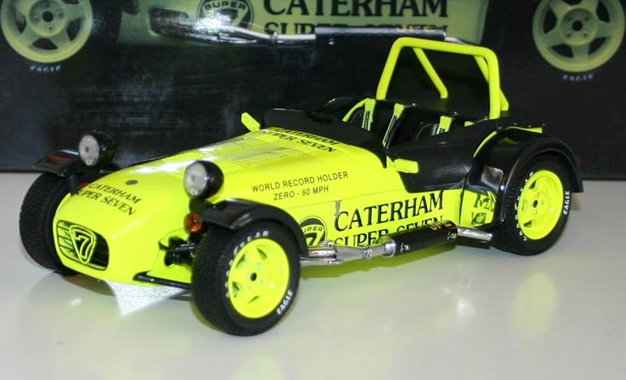 Amazon.co.jp: 京商 1/18 ケータハム スーパーセブン JPE イエロー