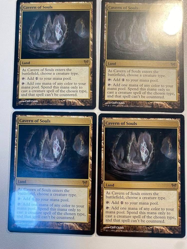 魂の洞窟 4枚 MTG 魂の洞窟 日 4枚セット 魂の洞窟/CAVERN OF SOULS
