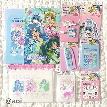 🩵🩷💚 #セリア × #ぴちぴちピッチ 🪸🫧 同じセットだったから今から開