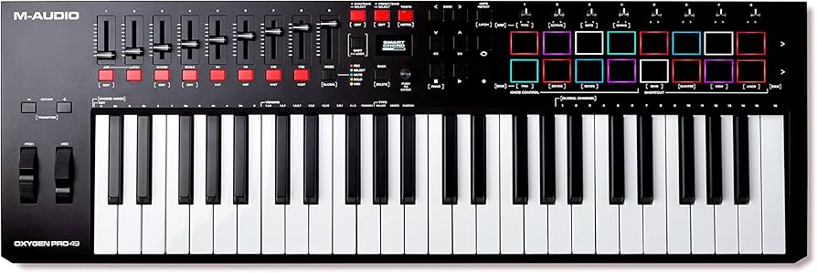 Amazon.co.jp: M-Audio USB MIDIキーボードコントローラー 49鍵