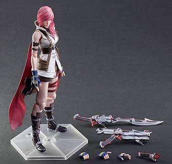 Amazon.co.jp: DISSIDIA FINAL FANTASY PLAY ARTS改 ライトニング : ホビー