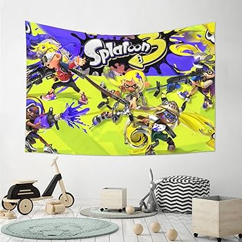 Amazon.co.jp: Putidadl スプラトゥーン3 タペストリーファッション