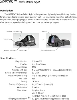 Amazon.co.jp: ELCAN SpecterDR 1x/4x デュアルロール光学サイト 5.56