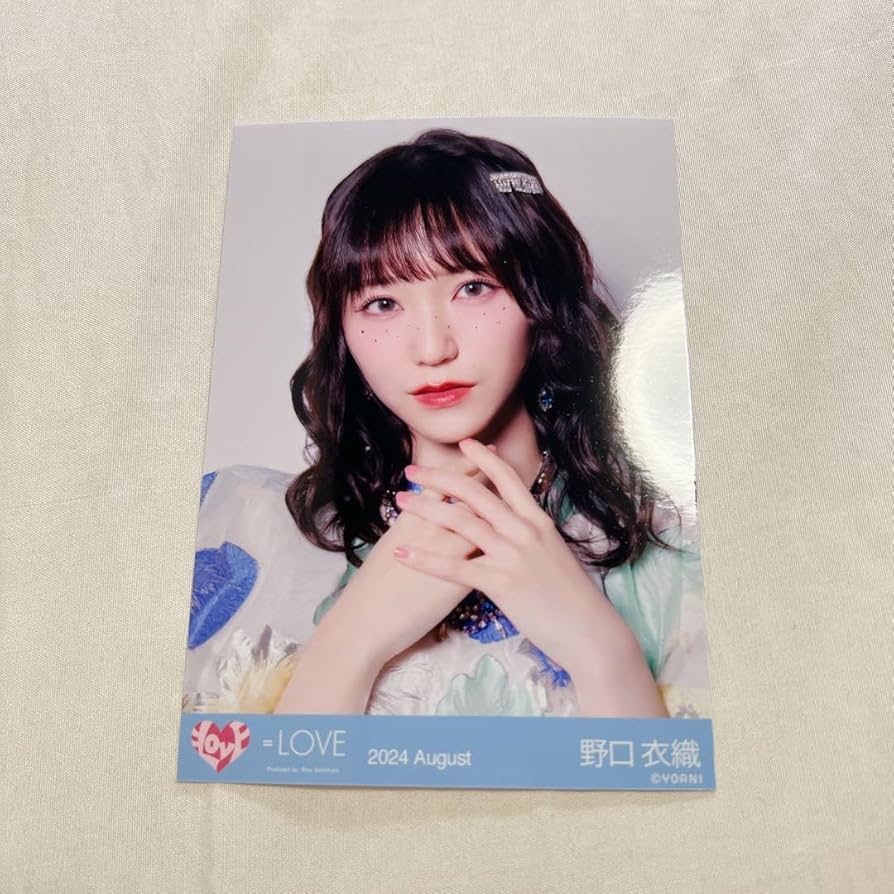 野口衣織 黒衣装 直筆 野口衣織 黒衣装 直筆 生写真 コンプ 野口衣織