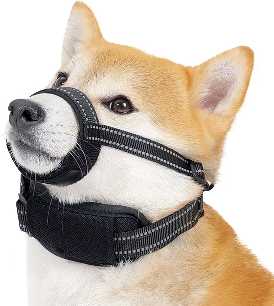 Amazon | XIAOXIAOYU 吠える犬用口輪 犬用口輪 - 多目的反射犬用口輪