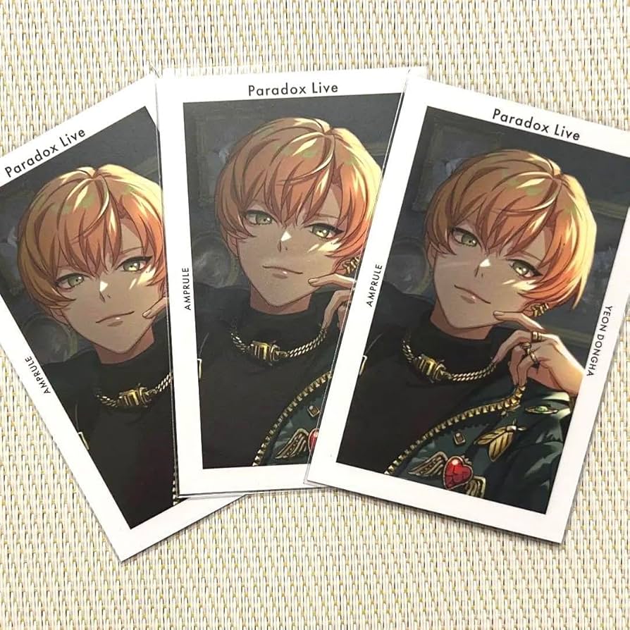 Amazon.co.jp: Paradox Live パラライ 燕東夏 Gプリ3枚 PTDO : おもちゃ