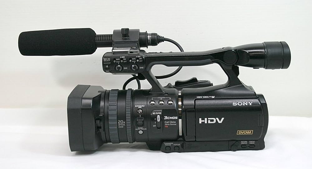 中古】SONY ソニー HDVカムコーダー HVR-Z1J ブラック