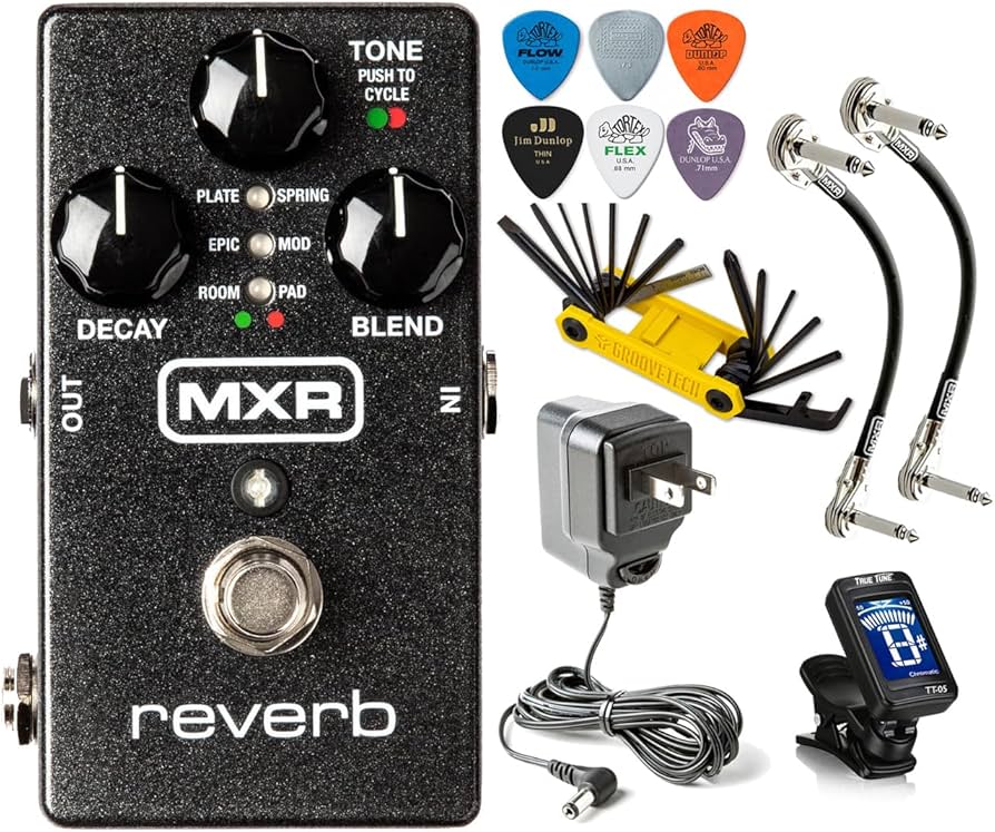 Amazon.com: MXR M300 Reverb Electric Guitar Effects Pedal Hi-Fi