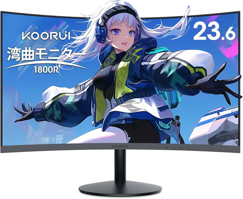 Amazon.co.jp: KOORUI モニター 24インチ 60Hz : パソコン・周辺機器