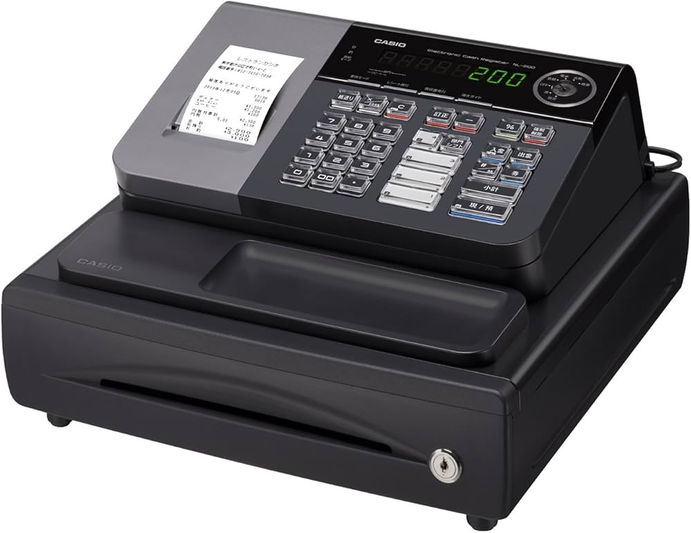 CASIO NL-300 電子レジスター ブラック CASIO NL-300 電子レジスター