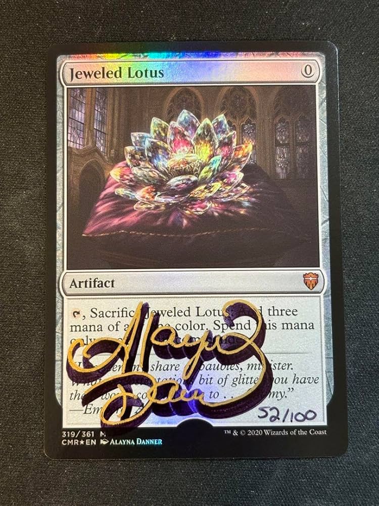 MTG 宝石の睡蓮 日本語版 フルアート)宝石の睡蓮/Jeweled Lotus《日本