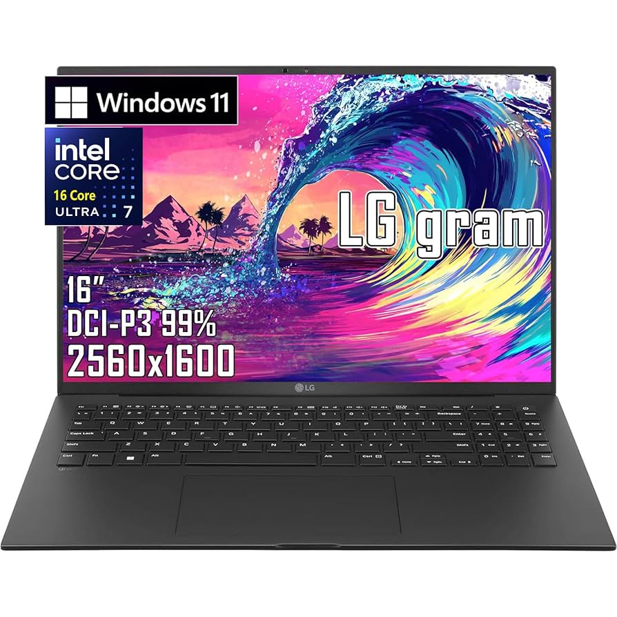 Long Battery Life Windows 11 Laptop LG Gram Pro 16 2-in-1 Laptop