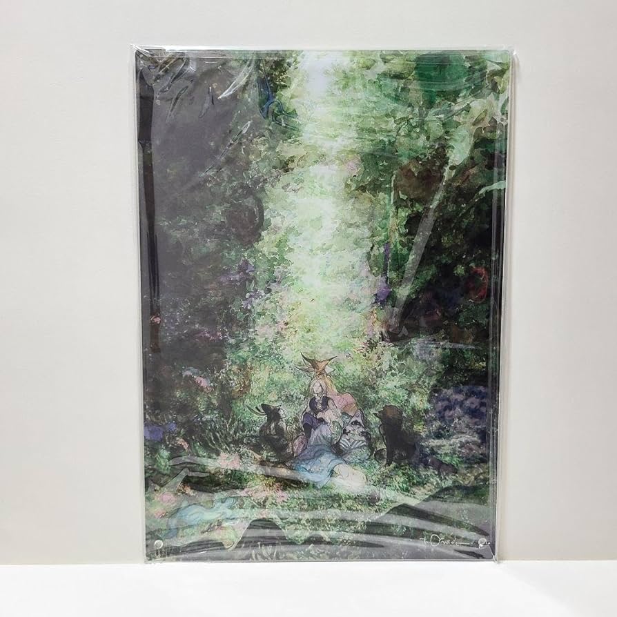 天野喜孝A3 アクリルプレートパーティーff9 ffⅨ