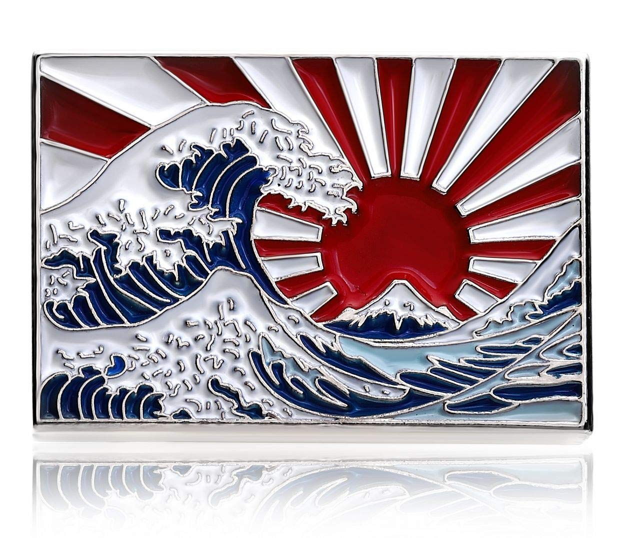 靖国神社参拝記念 旭日旗バッジ