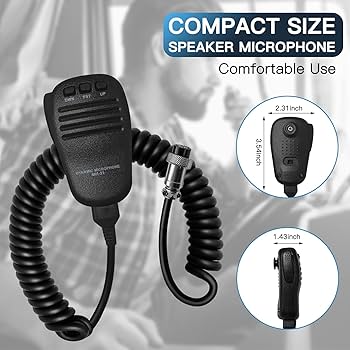 Amazon.com: MH-31B8 Handheld Speaker Mic 8-Pin Microphone Fit for