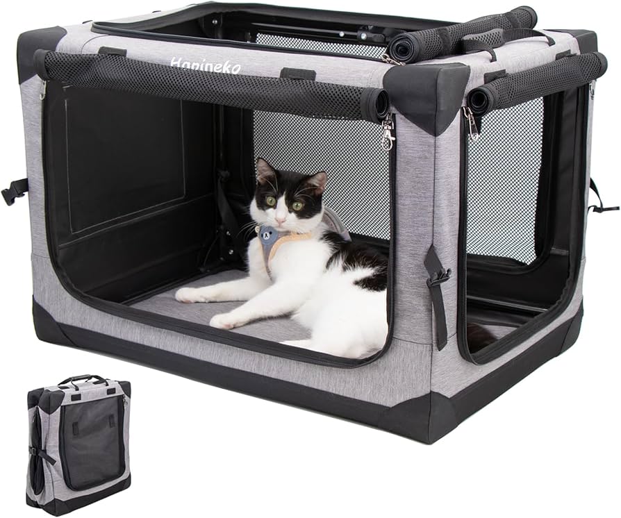 Hapineko（ハピネコ） 多用途 ペット ソフトクレート ソフトケージ