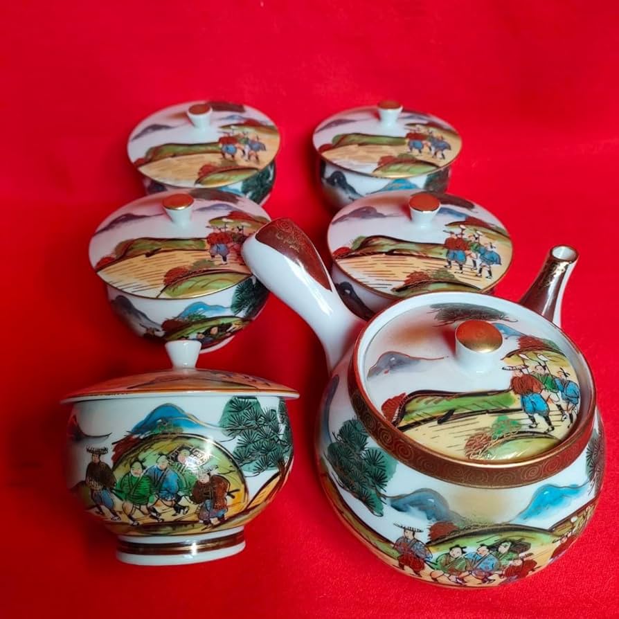 古九谷 九谷焼 赤絵 浅井一毫 旭山 庄三 アンティーク九谷焼 古九谷