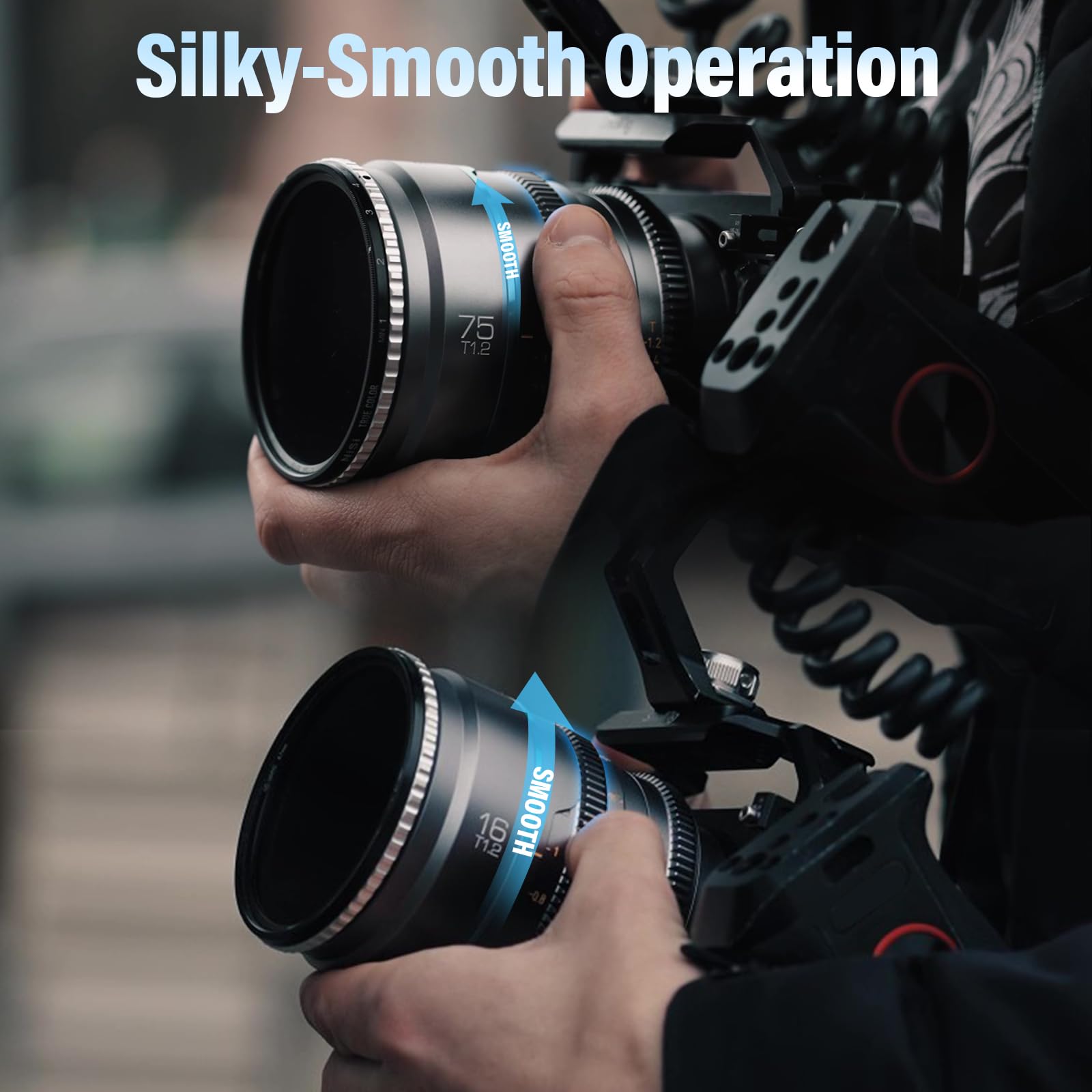 Amazon.com : SIRUI Night Walker T1.2 S35 16mm & 75mm Cine Lens Set