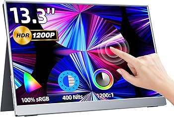 Amazon.co.jp: kksmart モバイルモニター 13.3インチ タッチパネル 超