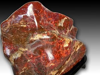 水石 加茂川石？木製台座付き鑑賞石 自然石 天然石 鉱物 置物 Amazon