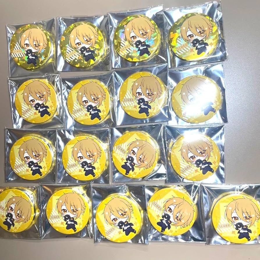センラ 缶バッジ デフォ 実写 ホロ ノーマル センラ センワン 缶バッジ