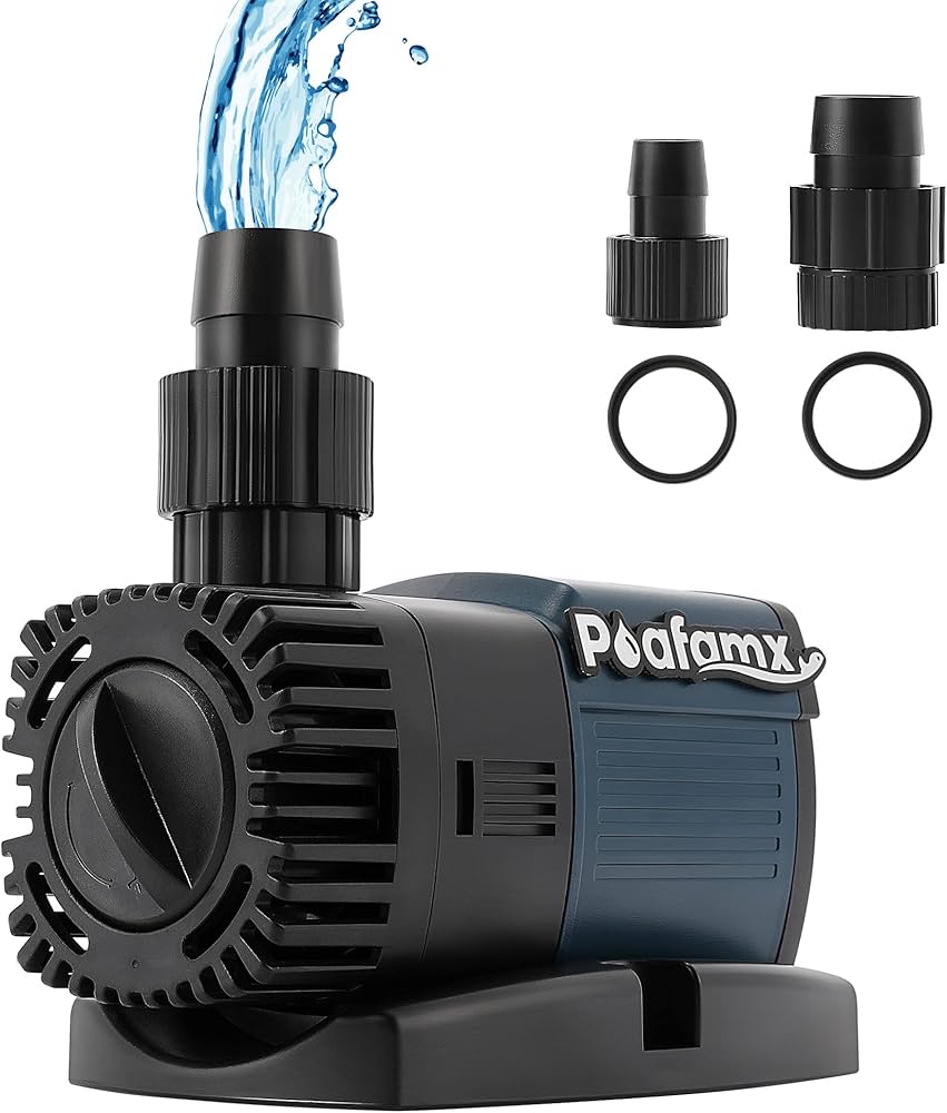 Amazon.co.jp: Poafamx 水中ポンプ 排水ポンプ 吐出量5800L/H 最大揚程