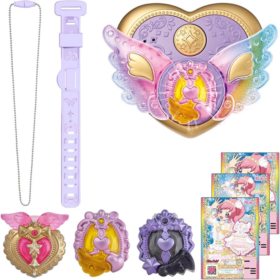 プリチャンジュエルパクト未開封4種、プリたま3種、おまけグッズ多数