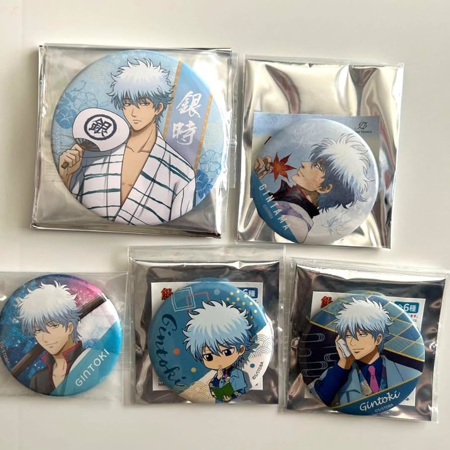 銀魂 大銀魂展 真選組 近藤 土方 沖田 缶バッジ 3点セット 銀魂 大銀魂
