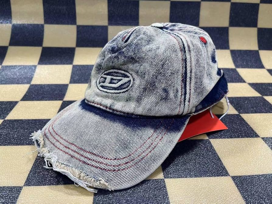 確実正規品】DIESEL ロゴ デニム キャップ DIESEL デニムキャップ