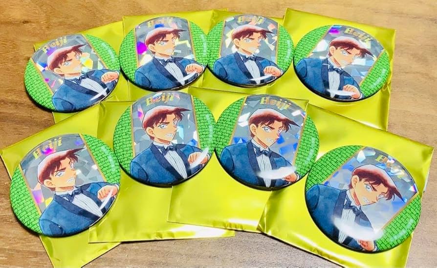 コナン展服部平次39点 缶バッジ