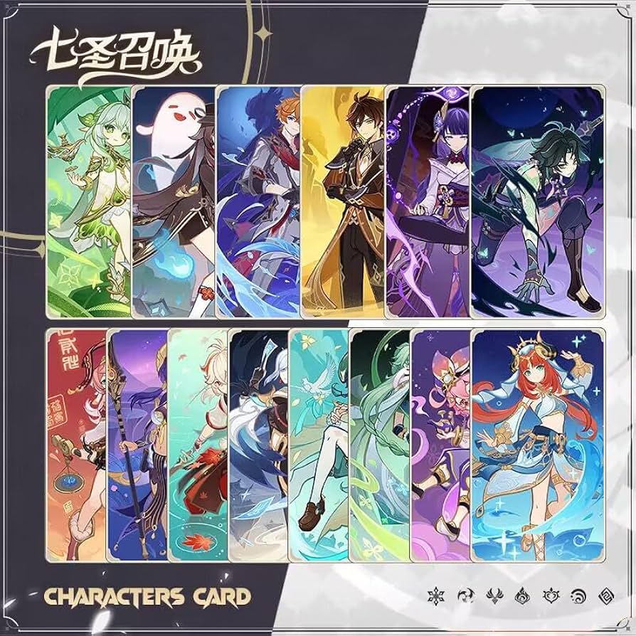 原神 七聖召喚カード ランク3 璃月キャラクターカードセット 原神 七