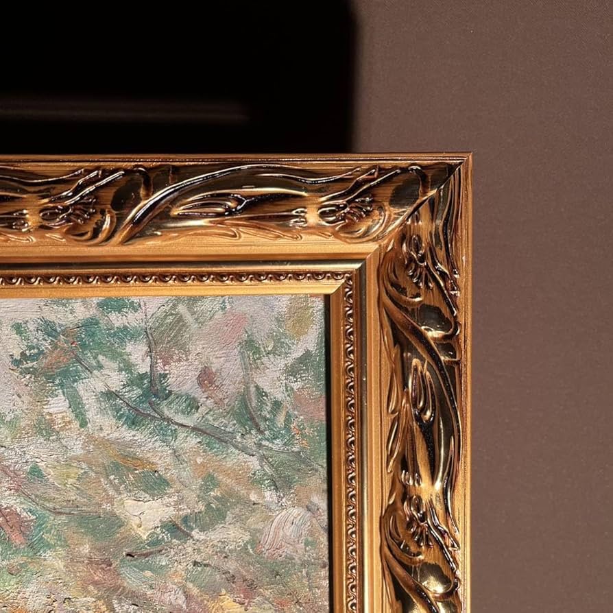 手書き油絵 山道（大）絵画 インテリア 手書き油絵 山道（大）絵画