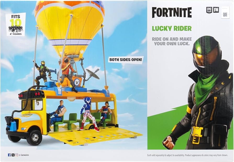 Amazon.co.jp: フォートナイトバトルバス - 14インチ車両 空気注入式