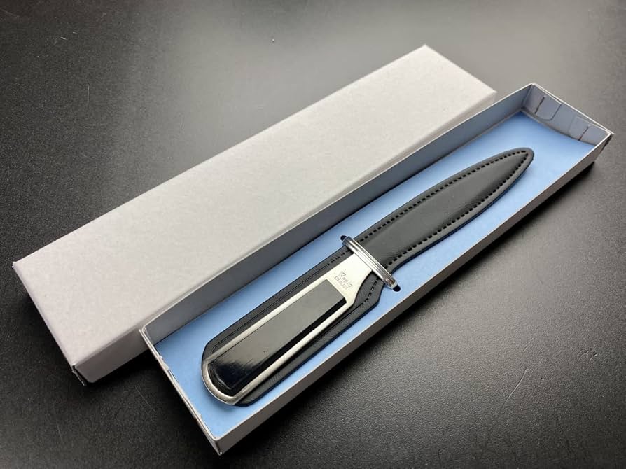 Amazon.co.jp: 【V.ROAD】 ペーパーナイフ (PK-177V) 黒合皮ケース付き