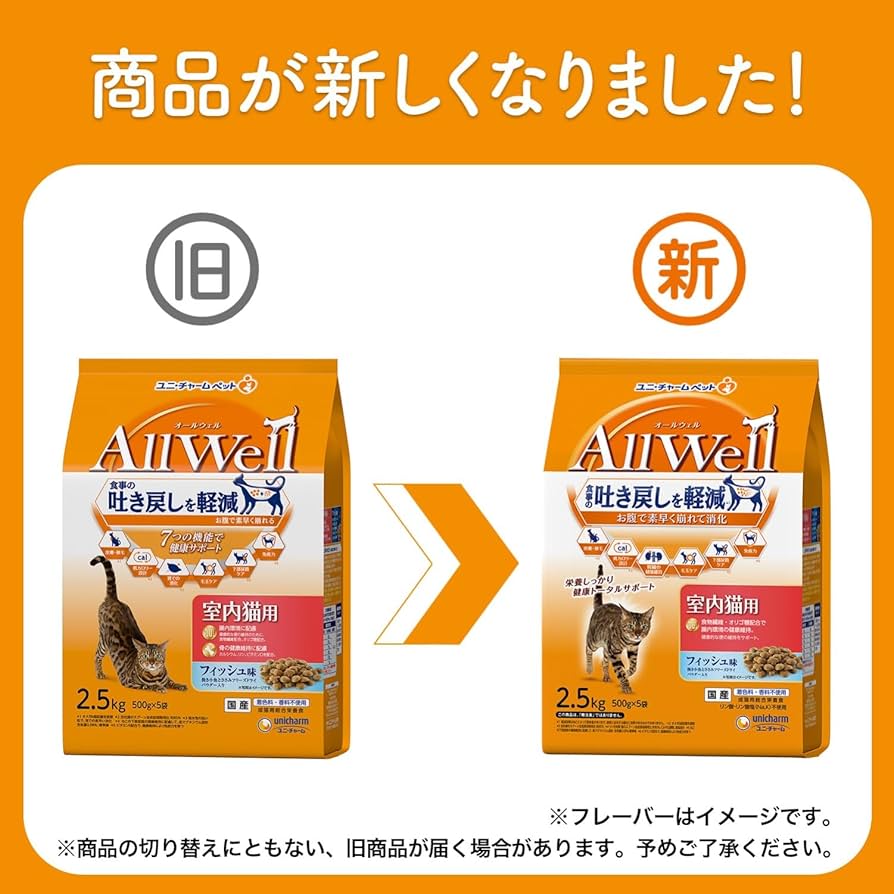 Amazon.co.jp: [吐き戻し軽減] All Well(オールウェル) キャットフード