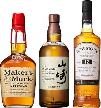 Amazon.co.jp: 山崎・ボウモア12年・メーカーズマーク セット