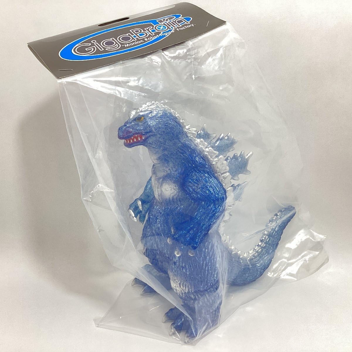 ギガブレイン⁄ゴジラ 1962 キンゴジ ブルーラメ⁄ソフビ 未開封 ギガ