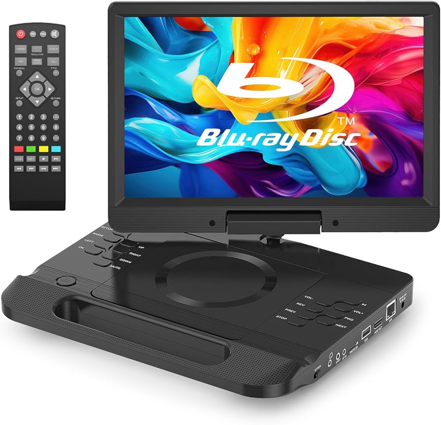 Amazon.com: FANGOR 13.3'' Portable Blu Ray Player with 12'' 1080P