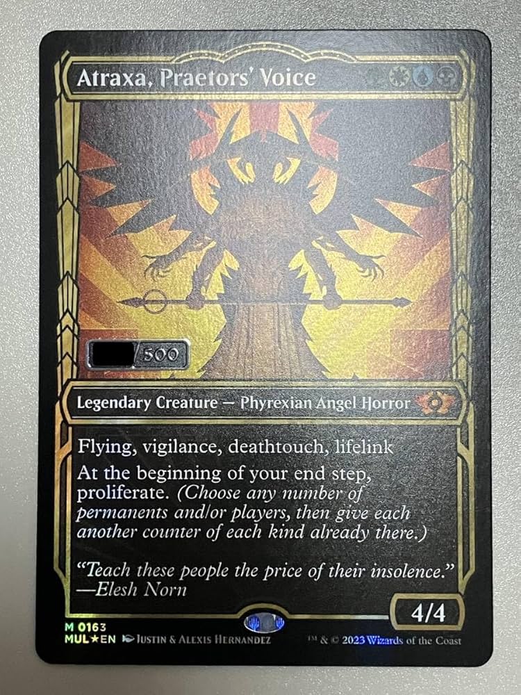 MTG 鋳造所の検査官 シリアルナンバー ダブルレインボウfoil 90番 MTG