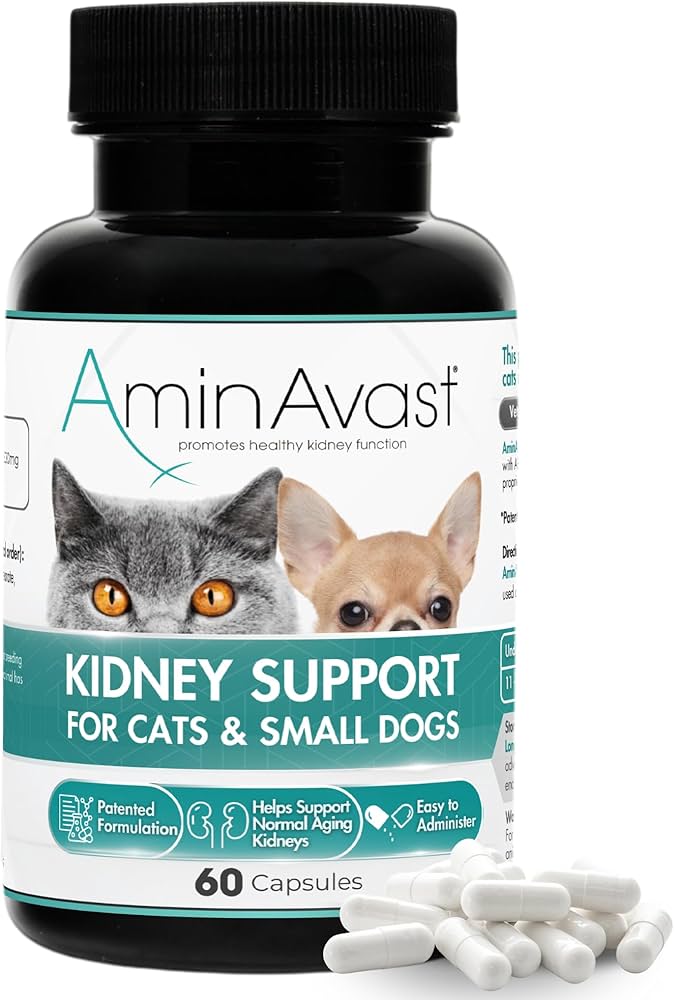 AminAvast Kidney Support Supplement for Cats and Dogs, 300mg