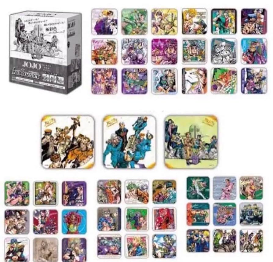 荒木飛呂彦原画展 JOJO 冒険の波紋】アートコースターBOX(全48種
