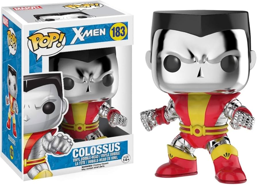Amazon.com: Funko Pop! X-Men Metallic Colossus Comikaze #183
