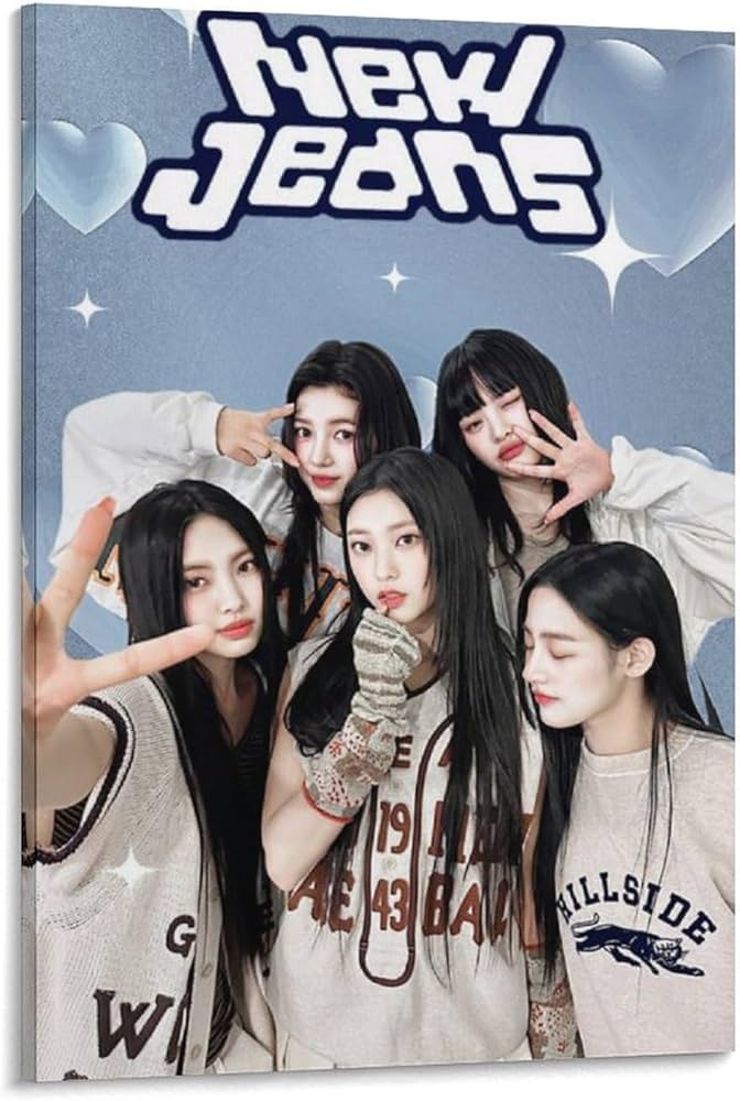 Amazon.co.jp: ポスターNewJeans芸術セクシー女団 タペストリー
