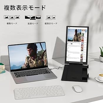 Amazon.co.jp: KEEPTIME デュアルディスプレイ 14.1インチ モバイル