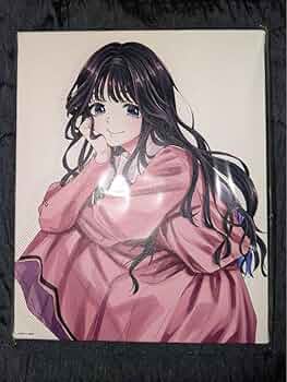 和栗薫子キャンバスアート3号Fサイズeeoくじ1弾A賞薫る花は凛と咲く