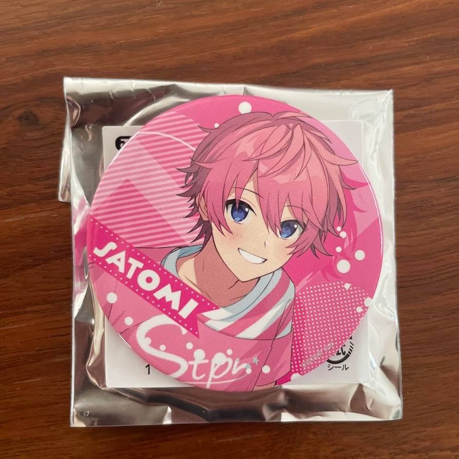 すとぷり さとみ 缶バッチ 2022 spring デフォ すとぷり さとみ 缶