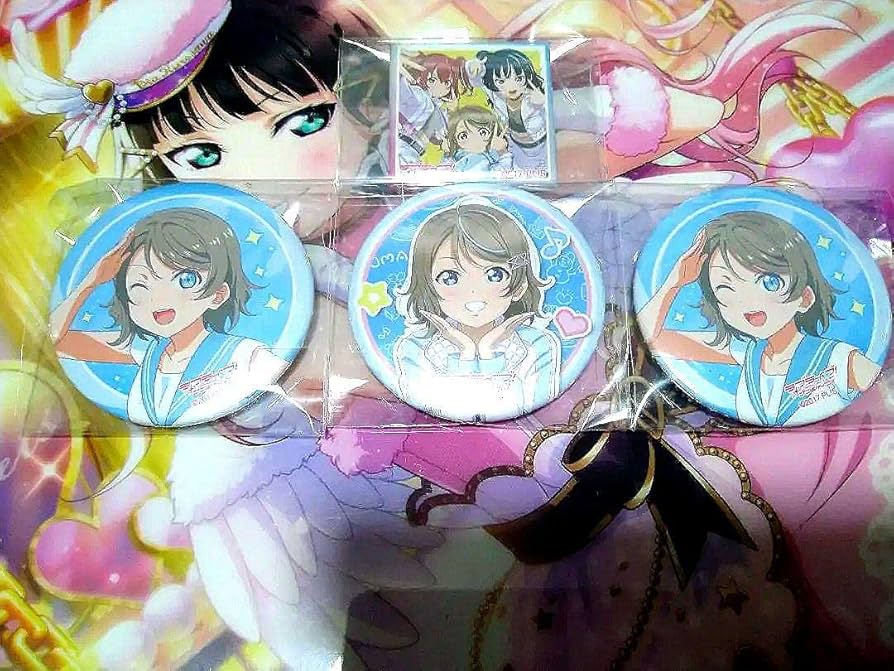 ラブライブフェス 渡辺 曜 缶バッジセット売り 渡辺曜 缶バッジ ラブ