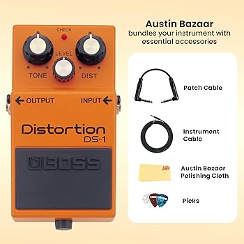 Amazon.com: Boss DS-1 Distortion Bundle with Gearlux Instrument