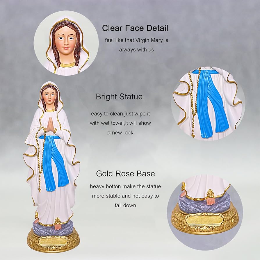 聖母マリア像につける光輪 クラウン 直径22cm カトリック彫像用/K330