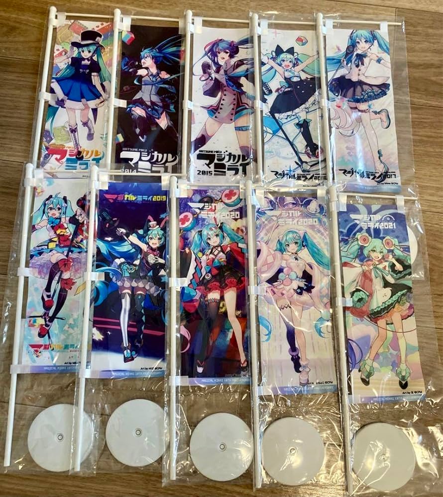 マジカルミライ サンダーボルト 雪ミク ミニのぼりセット マジカル